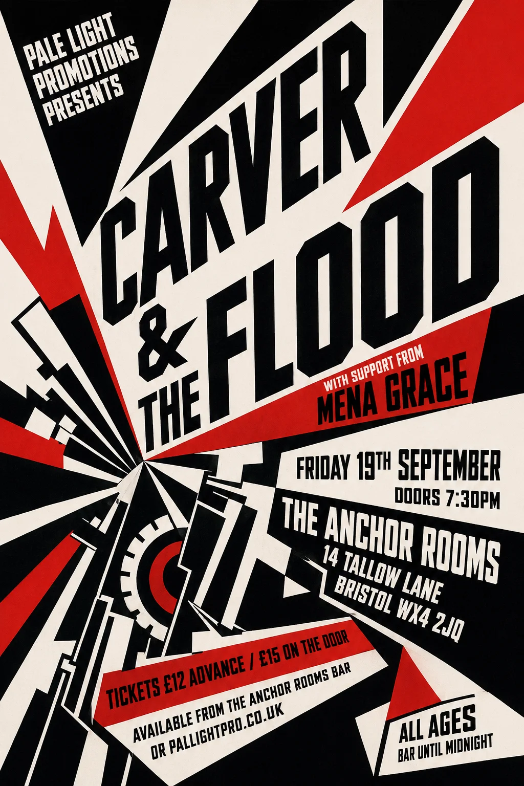 Vorticism — gig poster example