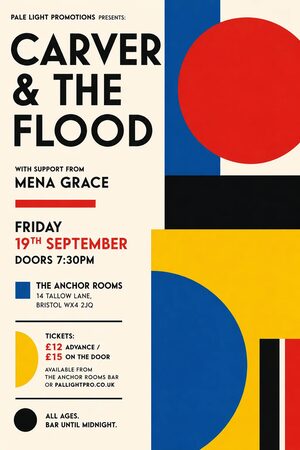 Bauhaus / Modernist gig poster example