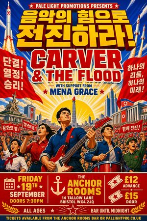 North Korean Propaganda gig poster example